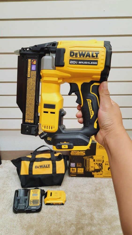 Cordless 23 Gauge Pin Nailer Kit with 2.0Ah Battery and Charger