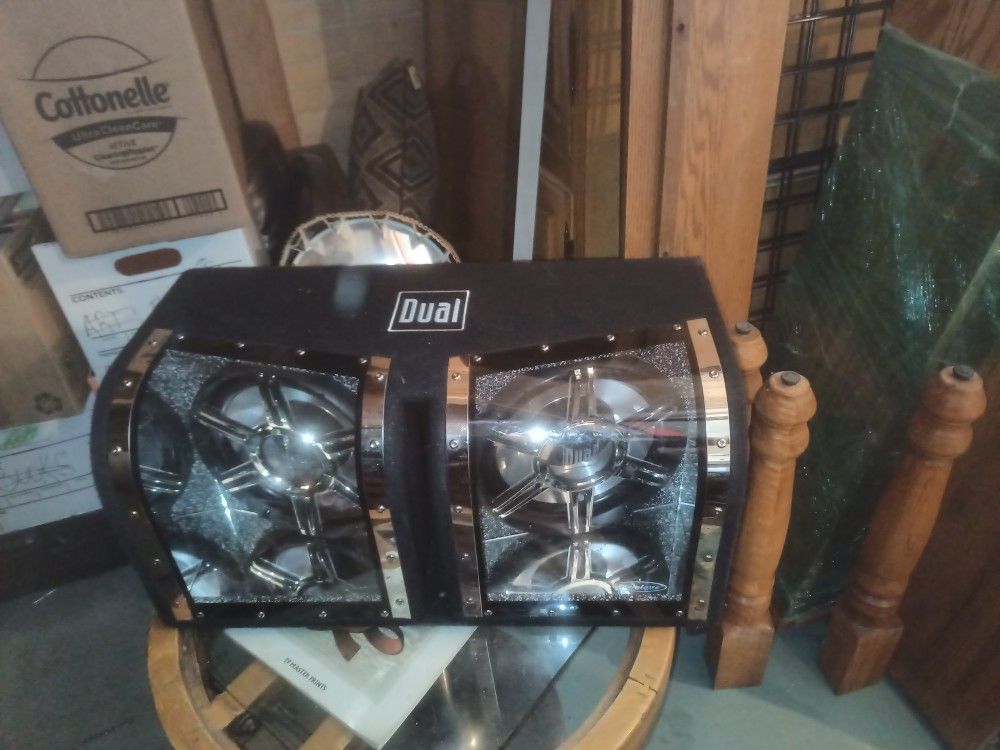Dual Electronics BP1204 12 inch illumiNITE High Performance Studio Enclosed Car Subwoofers with 1,100 Watts of Peak Power
