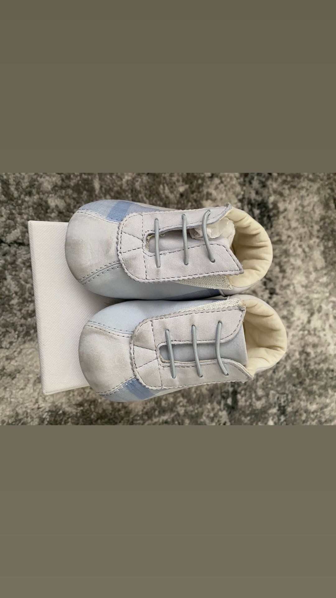 Burberry Infant Boys Checkered Shoes