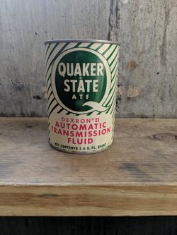 Vintage Quaker State Can