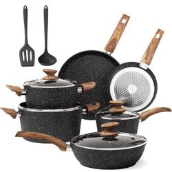 Brand New 12 Piece Nonstick Kitchen Cookware Sets