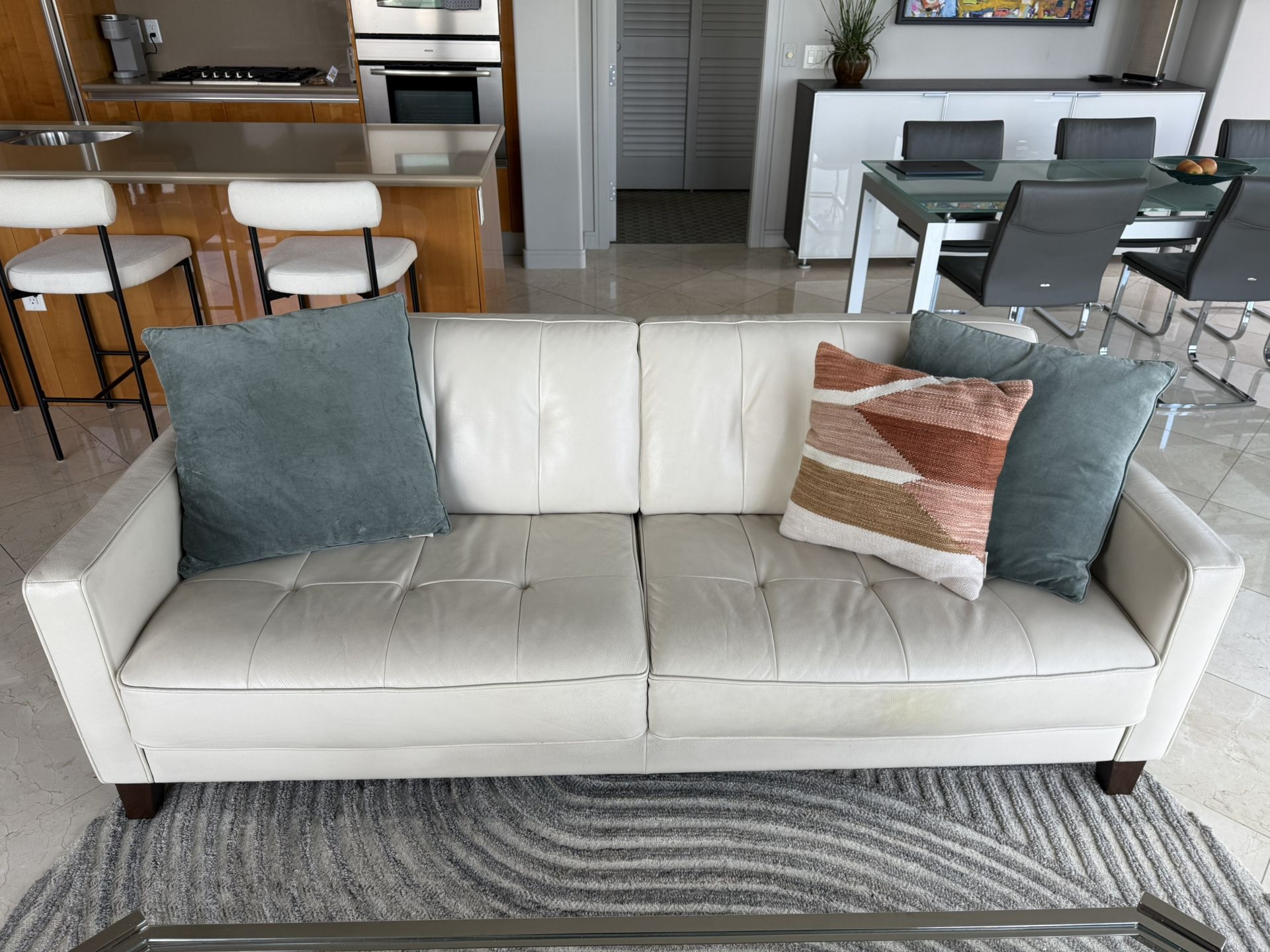 Cream - Off-White Sofa