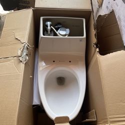GB MCCLURE DUAL FLUSH EL 1PC WH TLT