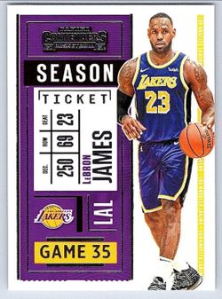 LEBRON JAMES CONTENDERS SEASON TICKET  LAKERS