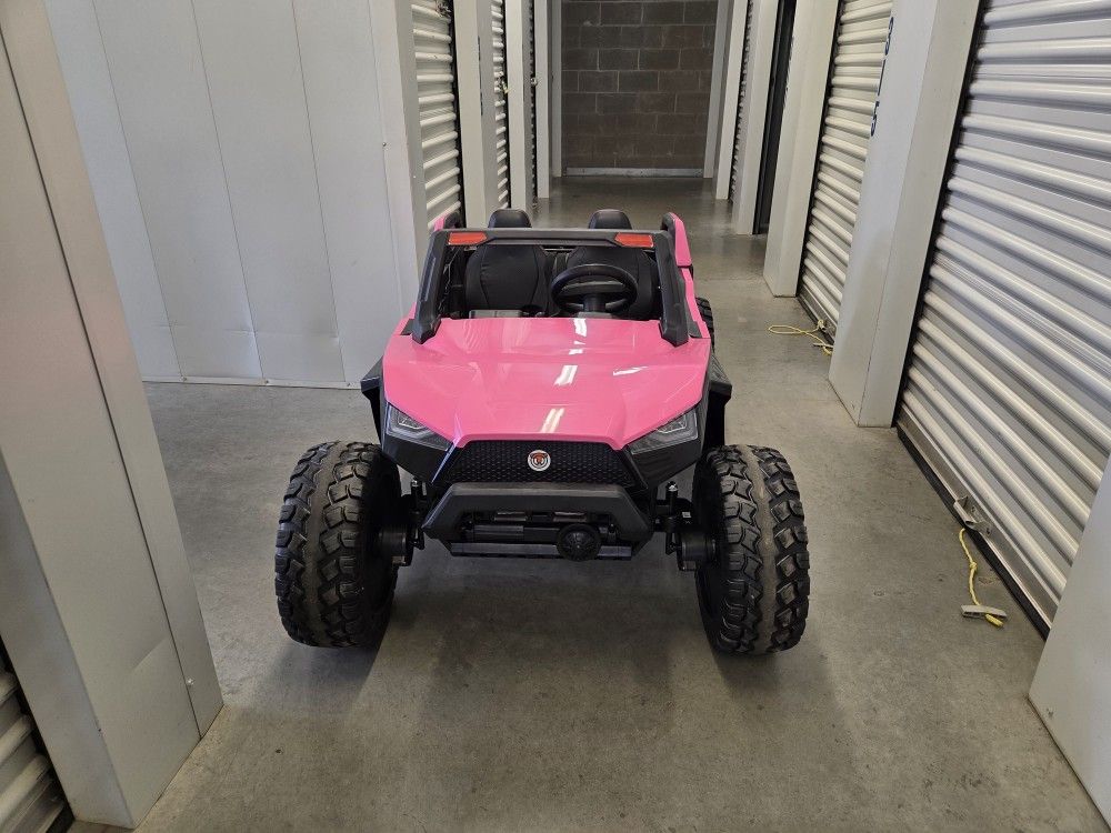 Pink 2-Seater Kids Electric Ride-On UTV – Excellent Condition