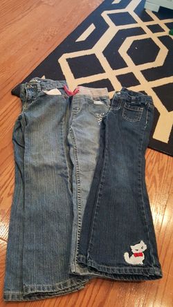 Girls size 5/6 lot jeans all for 8.00