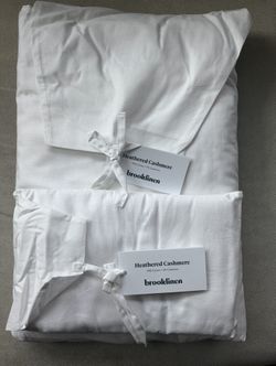 NEW! brooklinen Heathered Cashmere Core Sheet Set