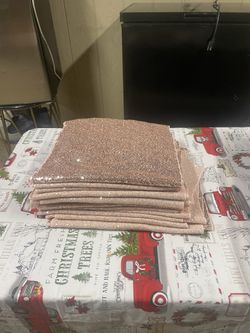 rose gold runners sequin 