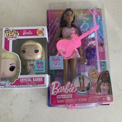 Funko Pop Barbie And Barbie Career Pop Star 65th Anniversary