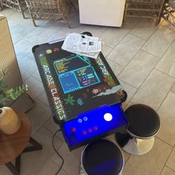 Awesome 412  Arcade Gaming Table with Chairs
