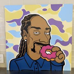Snoop Dogg Donut Art