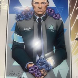 Detroit: Become Human Connor Signed Art Print 