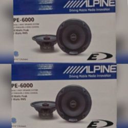 New ///////ALPINE Speakers 2x Pairs