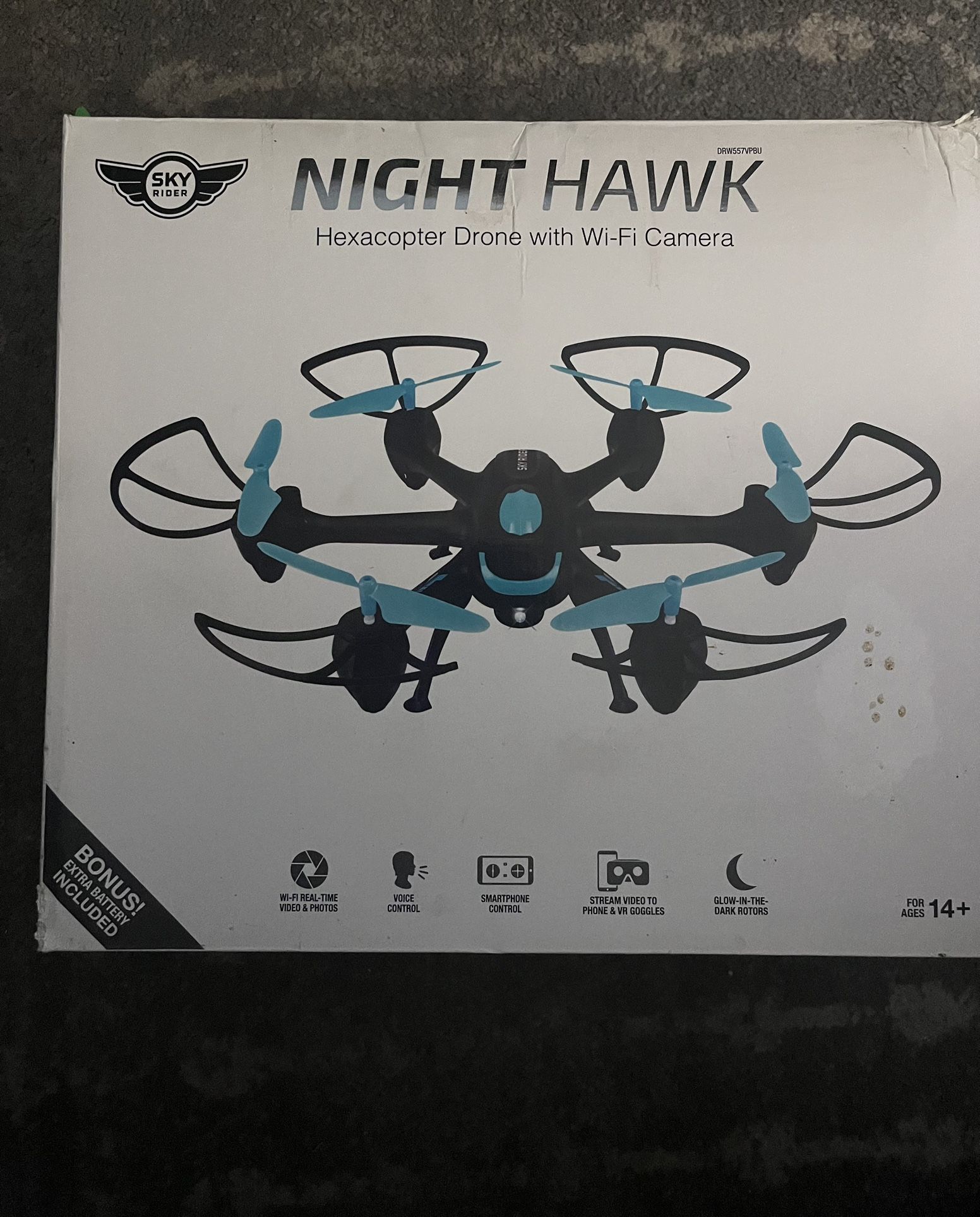 Night Hawk Hexacopter Drone With WiFi Camera