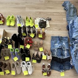 Shoes , Shorts And Jeans 