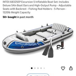 Floatable boat in good condition no pump included or paddles