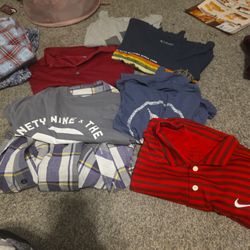 XL mens Shirt Bundle  7 Shirt 2 Dress Shits 