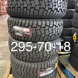 4 New 295-70-18