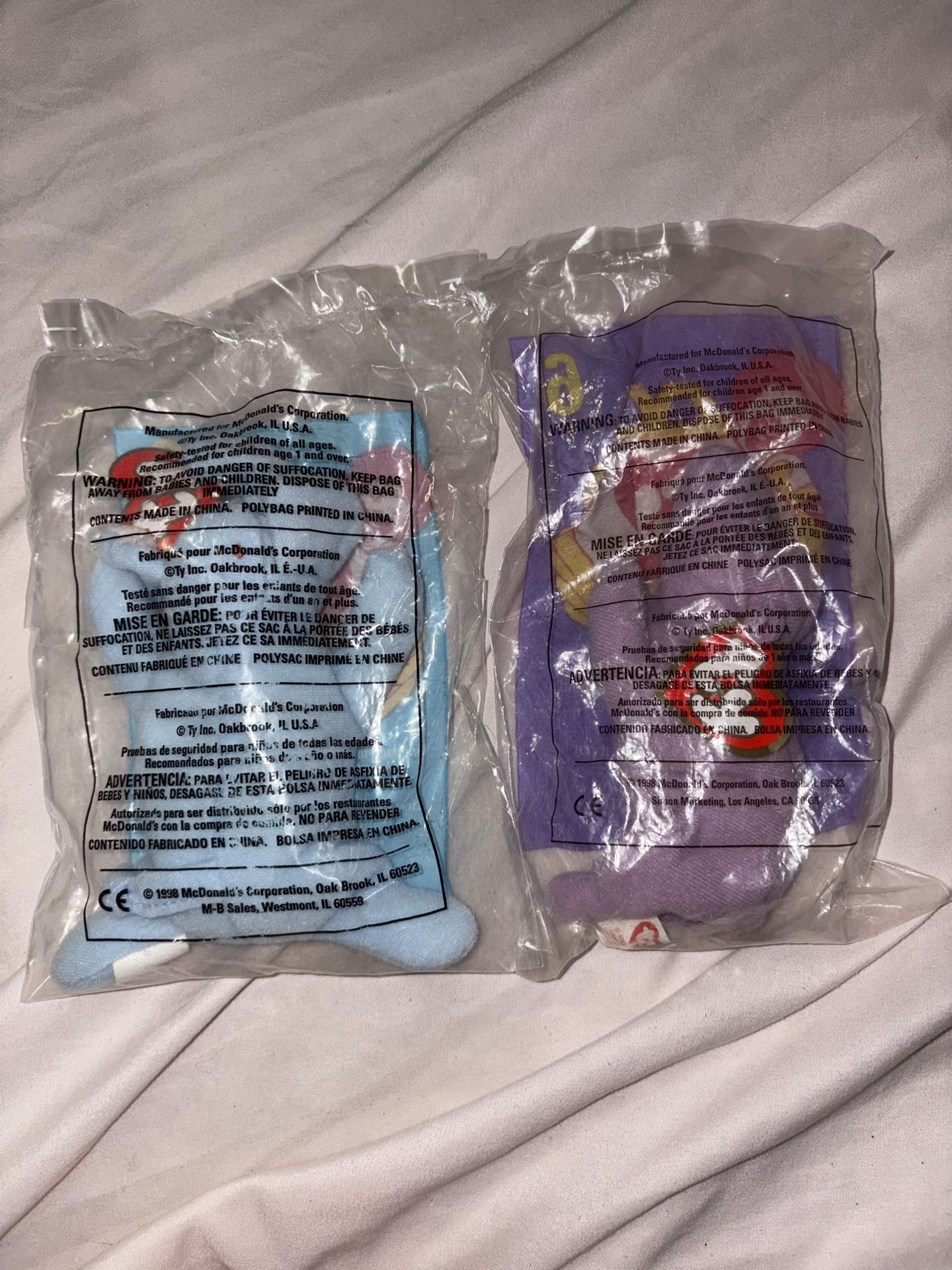 1998 Mcdonalds Beanie Babies