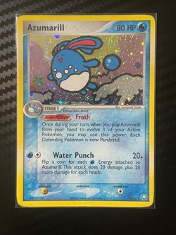 Azumarill Pokémon card