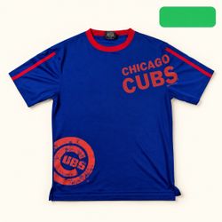 Stitcher Chicago Cubs Blue Performance T-Shirt Size M