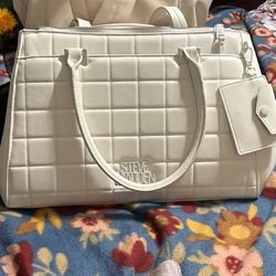 White Steve Madden Purse 