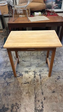 Wooden Side Table with Drawer
