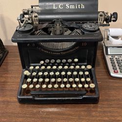 LC Smith Antique Typewriter 