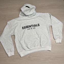 Essentials Hoodie Light Oatmeal Brand New Size Medium