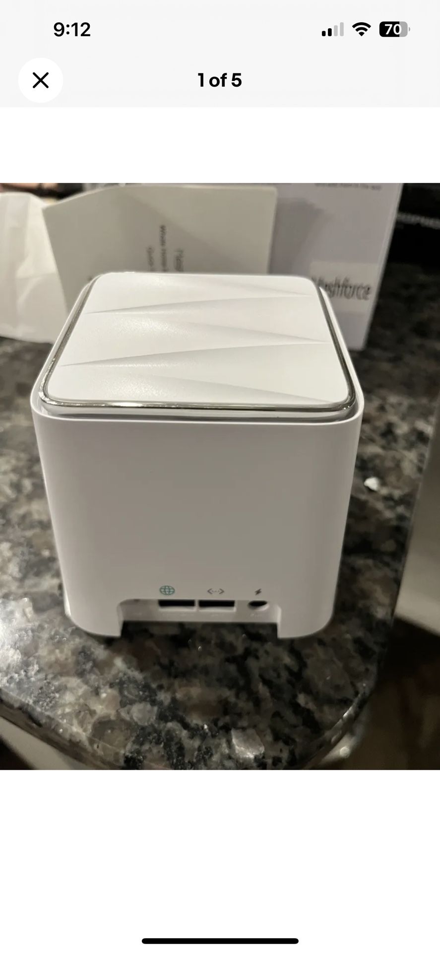 1-Pack Meshforce WiFi System M3/M3s Gigabit WiFi Router Replacement 6000 sqft