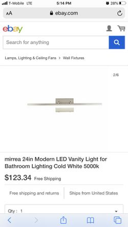 Mirrea 24 inch modern Led vanity light