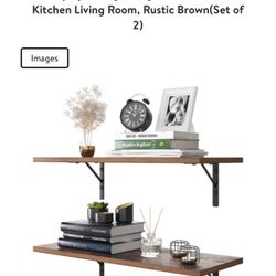 2 Floating Wall Mounts/ 2 soportes de pared flotantes