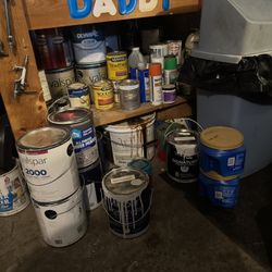 Free Paint, Primers, And Misc Stains.