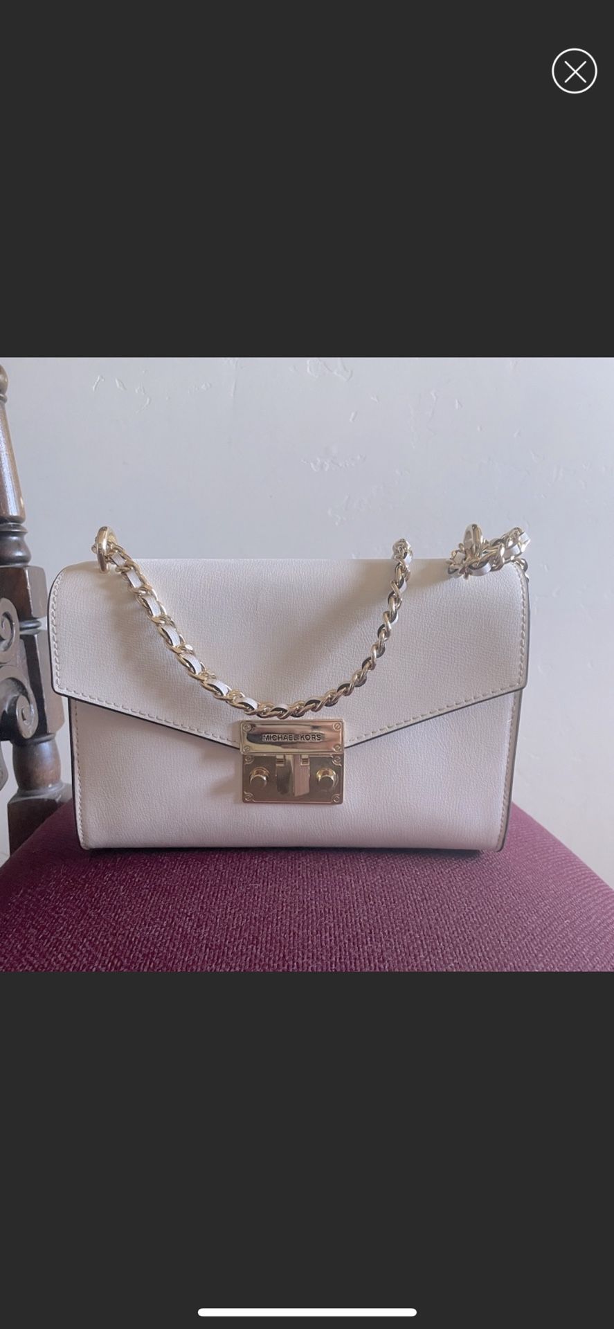 Michael Kors Kinsley White Crossbody