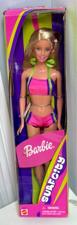 Vintage 2000 Surf City Barbie Doll by Mattel – New In Original Box!