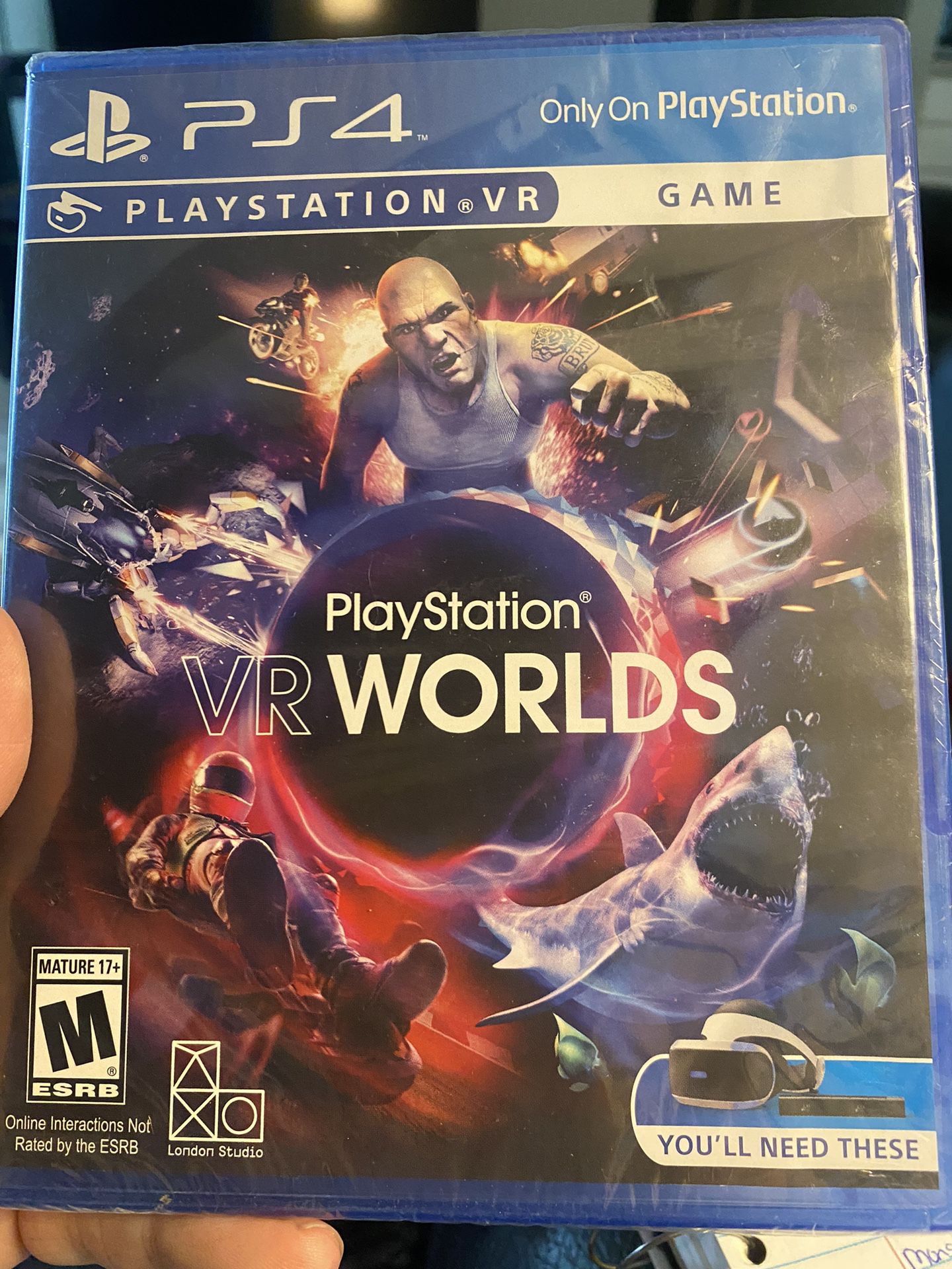 PlayStation Vr Worlds Ps4 Brand New Sealed 