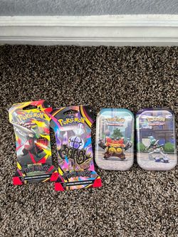 Pokémon TCG Mega Evolution Pitch Black Booster Packs and Mini Tins