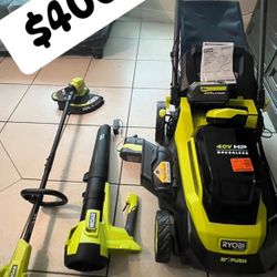 Ryobi LawnCare bundle 