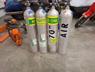 40cu"scuba bottles