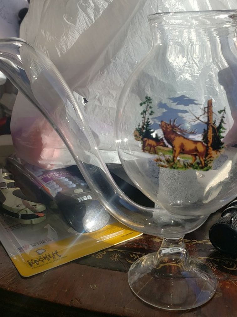 Unique Spout Glass Container