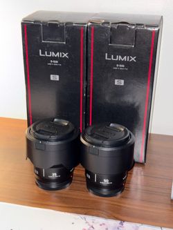 Panasonic Lumix S 35mm & 50mm f/1.8 Lens Bundle (L-Mount) - Like New w/ Boxes