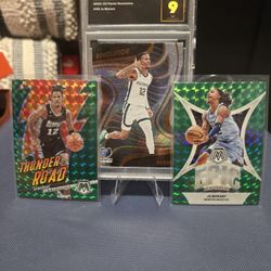Ja Morant card lot with slab