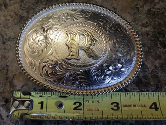 Men’s Silver Belt Buckle