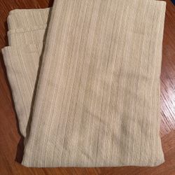 Tablecloth Rectangle 58”x82” Brown-mustard Color Machine Washable Polyester