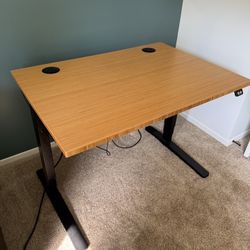 Uplift Powered Sit Stand Desk & Herman Miller Chair