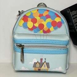 Loungefly Disney Pixar Up Carl's House & Balloons Wristlet Bag - BoxLunch Exclus