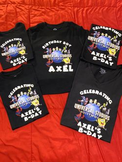 Matching family shirts.