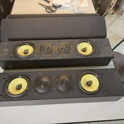 A pair of speakers,
