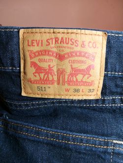 Levi's 511 Dark Wash Jeans W36 L32