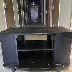 Nice black TV stand 